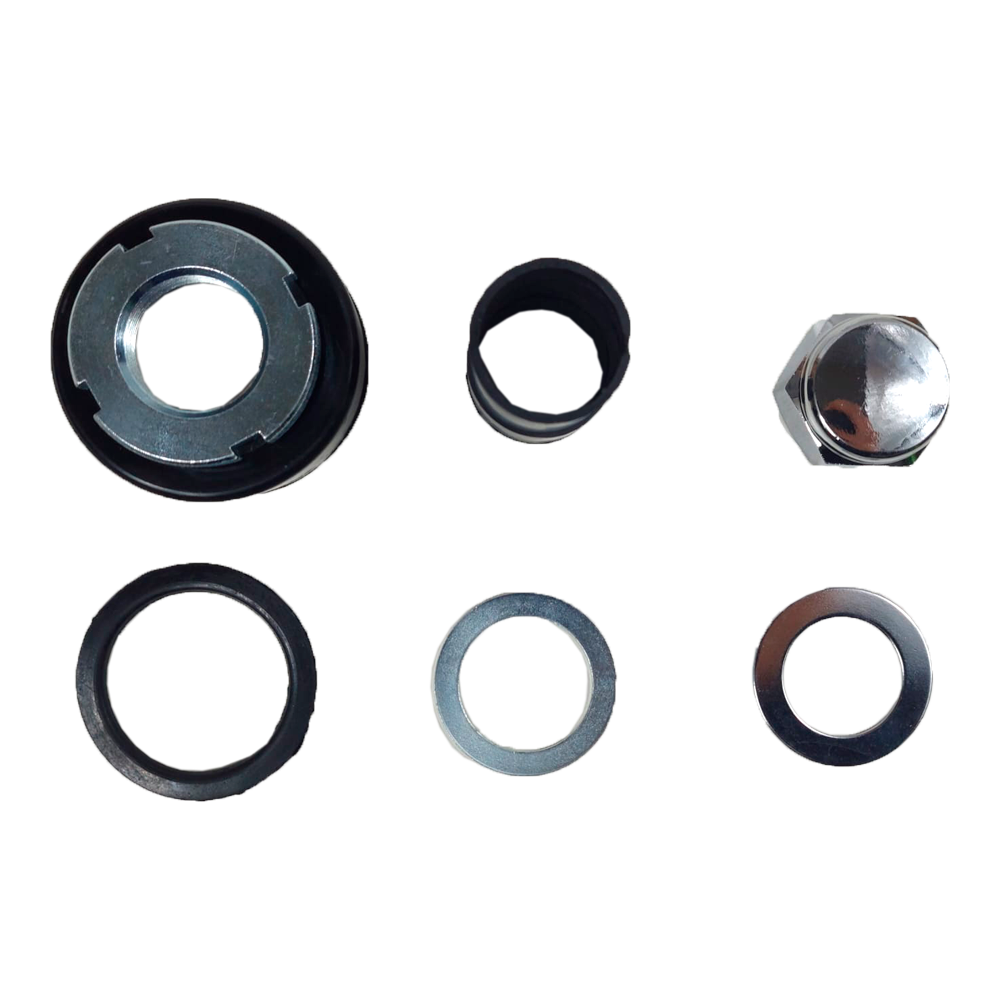 Testa inferior da Coluna de direçao com "T" e porca de ajuste incluido - Neco (Nc-N01)