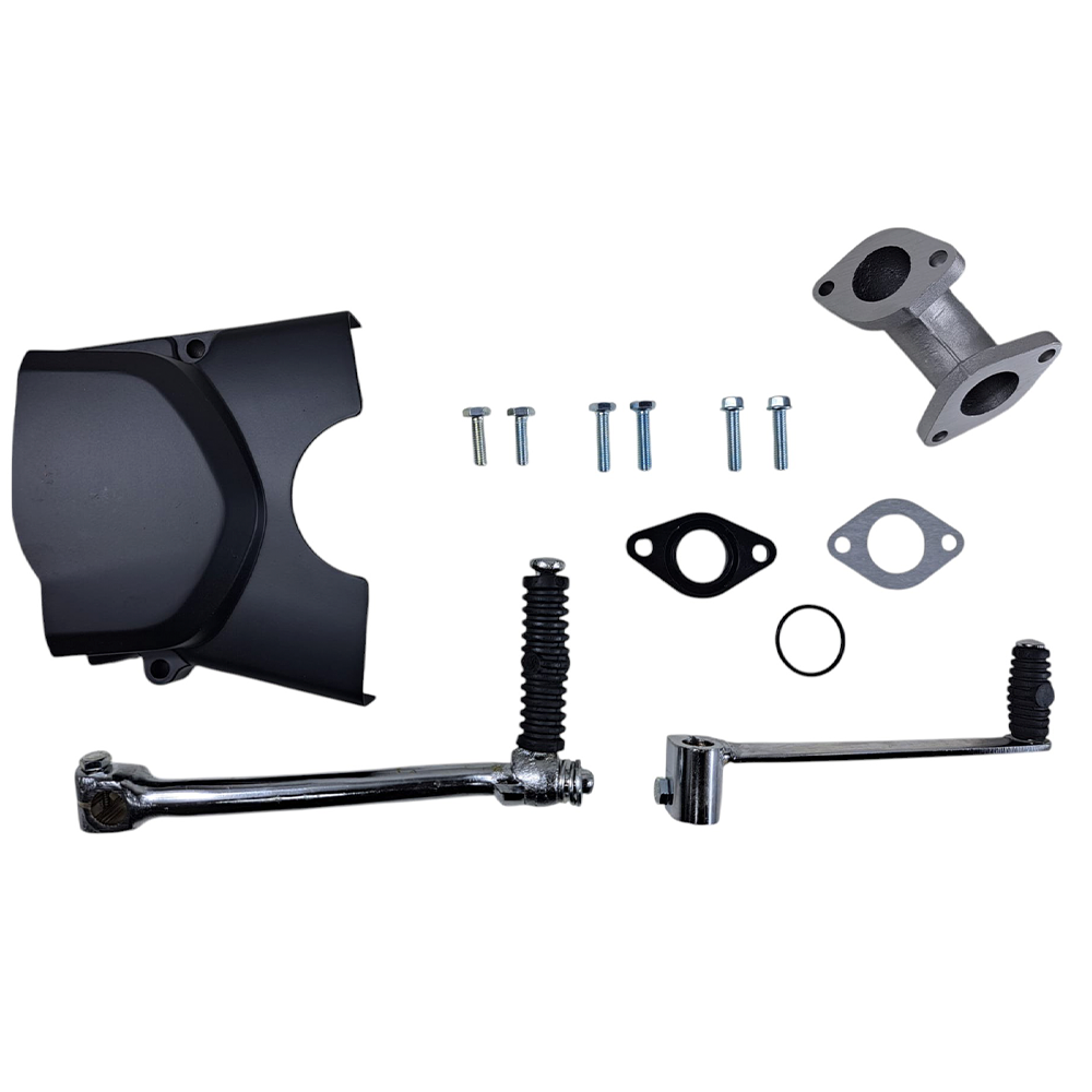 Motor completo 110cc (c/ Motor Arranque por Baixo) (auto) - Comp. Tox (Volcano 110) / Pitbike