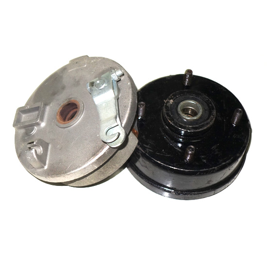 travao completo (tambor+maxilas) dianteiro Drt., (p/ jante 4 furos) Tox (Speedbird A110-125)