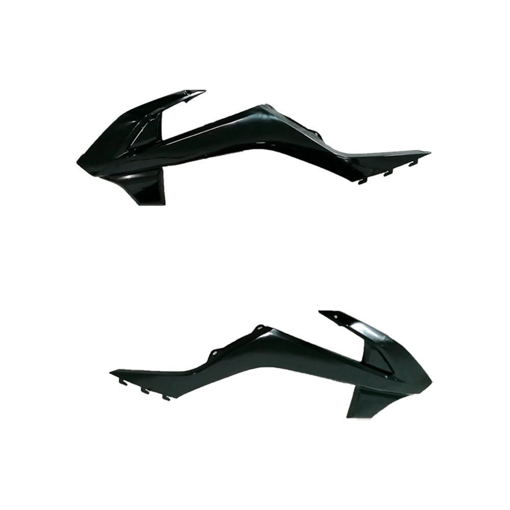 Kit carenagens laterais (Preto) - TOX (Volcano 125/140)