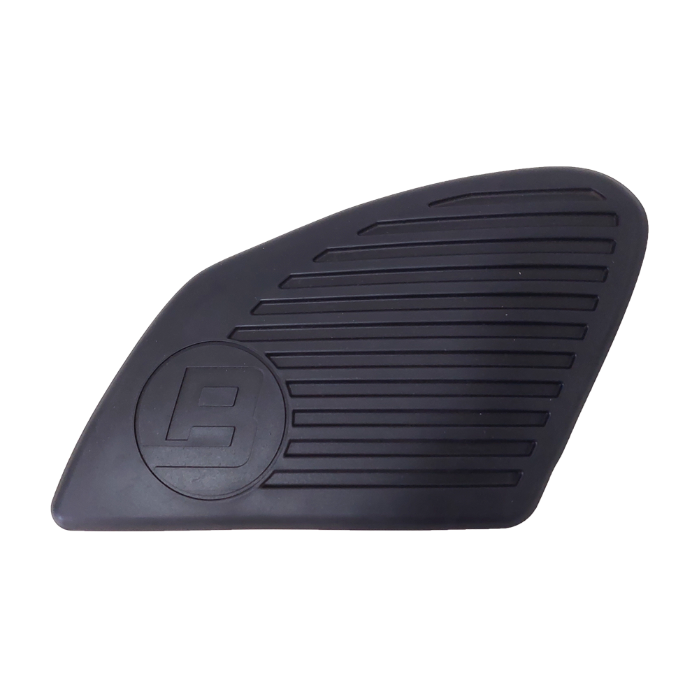 Borracha decorativa direita do deposito de gasolina "B" - Bluroc/Bullit (Legend 125)