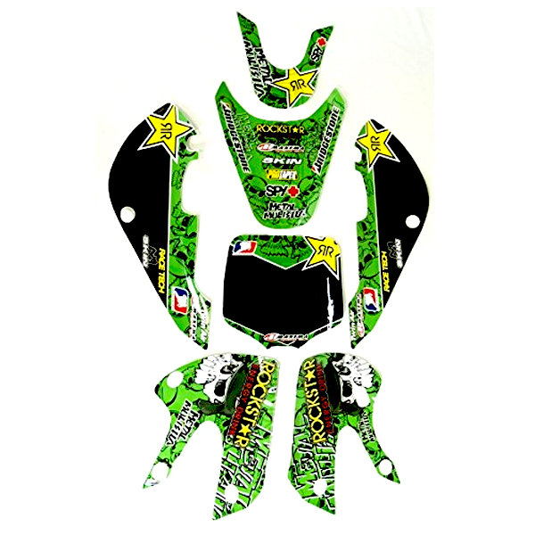 Kit - Autocolantes (METAL MULISHA), tipo KLX110, Pitbike
