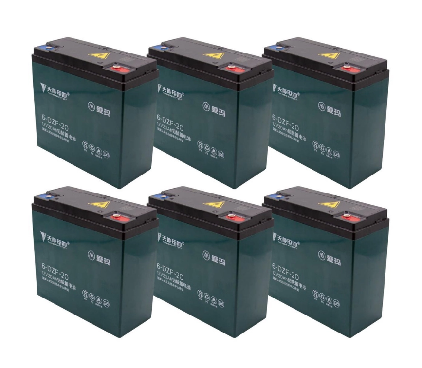 Pack de baterias (6 und) 72V - (12V/20ah) - Neovolt