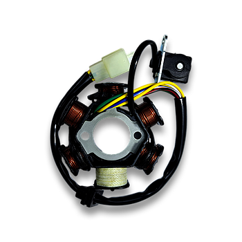 Magnetico (6 Bobines, 2 FIOS amarelos) Motor de Arranque p/ Cima, ATV 90/110/125 // Tox (Razer / Speedbird / RACE 140)