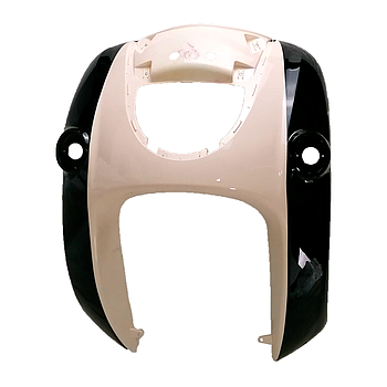 Carenagem Frontal (Preta e Branca) - Neco Borsalino