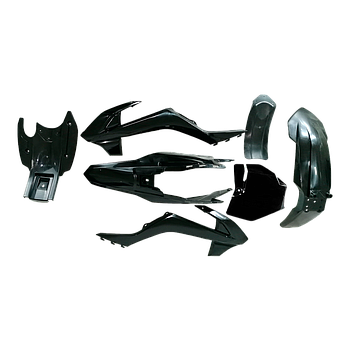 Kit carenagens (preto) - TOX (Volcano 125/140)