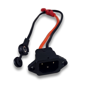 Ficha de Carregamento da Caixa da Bateria (Chumbo) - Femea 3-PIN - Neovolt